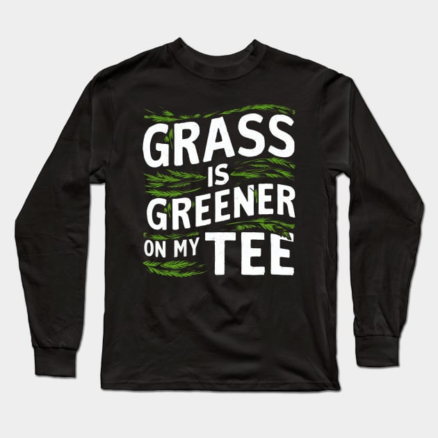 Grass Long Sleeve T-Shirt by NomiCrafts